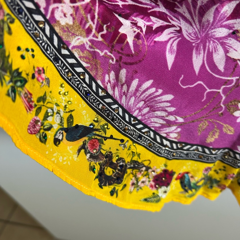 Camilla Pink Floral Mini Dress - Picture 6 of 13